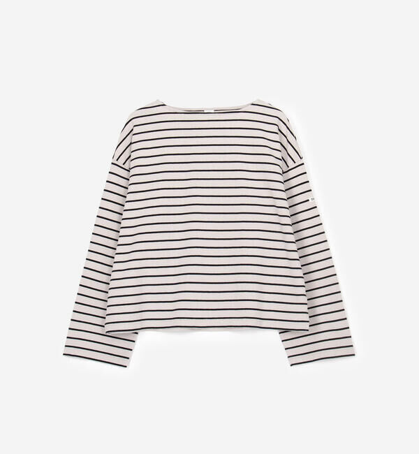 ORCIVAL「ORCIVAL | コットン ボートネック ロングスリーブ カットソー WOMEN」|Tシャツ・カットソー|GREY系1