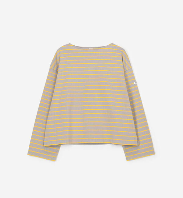 ORCIVAL「ORCIVAL | コットン ボートネック ロングスリーブ カットソー WOMEN」|Tシャツ・カットソー|GREY系2