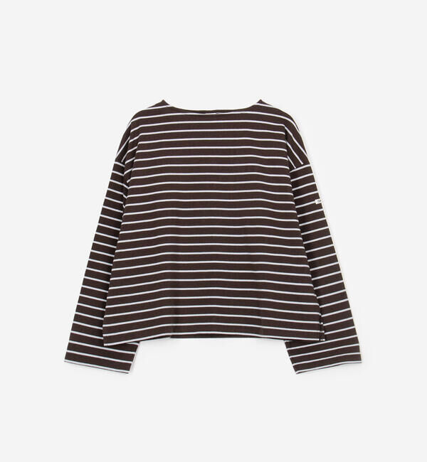 ORCIVAL「ORCIVAL | コットン ボートネック ロングスリーブ カットソー WOMEN」|Tシャツ・カットソー|BROWN系1