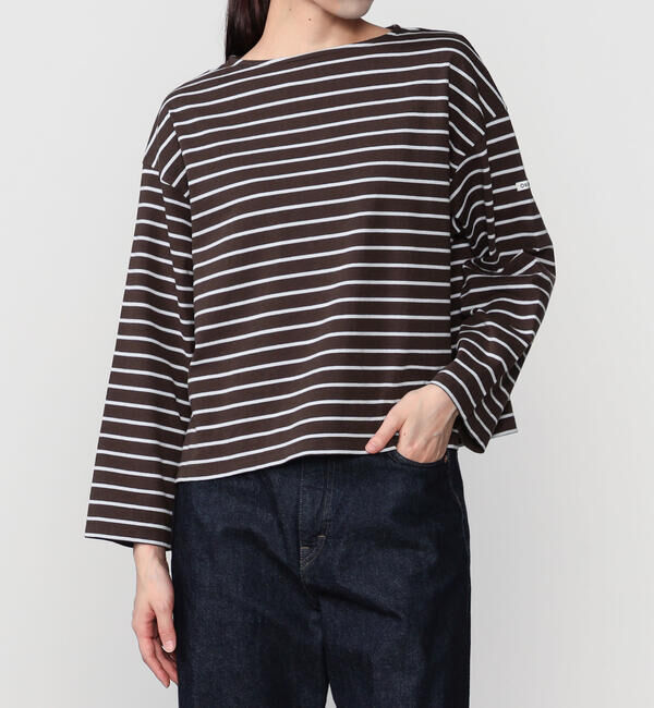 ORCIVAL「ORCIVAL | コットン ボートネック ロングスリーブ カットソー WOMEN」|Tシャツ・カットソー|