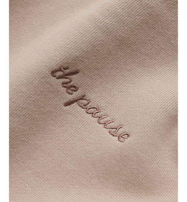 THE PAUSE「【THE PAUSE】刺繍ショートスウェット」|Tシャツ・カットソー|