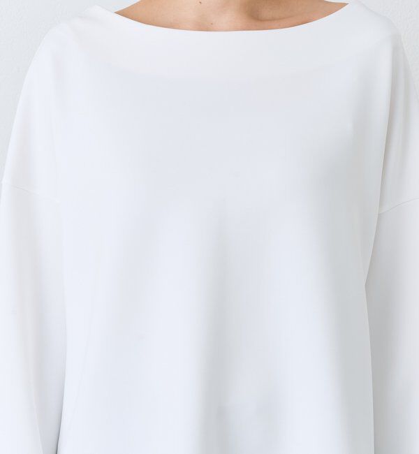  「【接触冷感/紫外線防止/防シワ】ダンボールボートネックプルオーバー」|Tシャツ・カットソー|