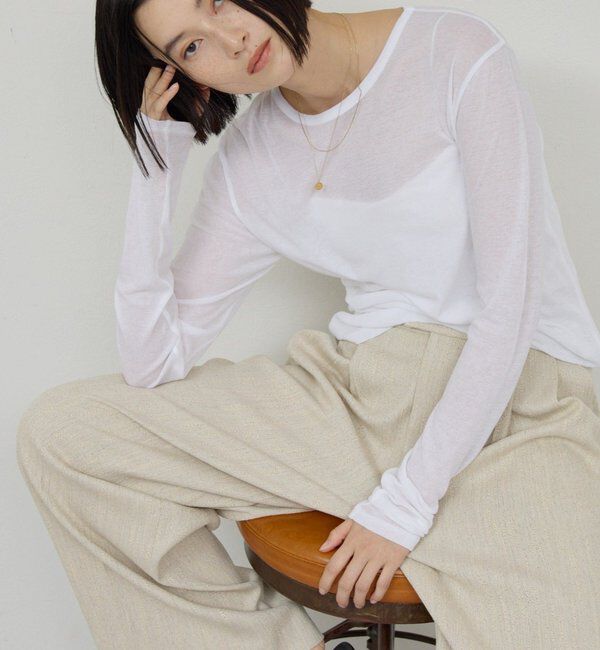 La nature linge「【La nature linge】NEWロングスリーブTシャツ」|Tシャツ・カットソー|