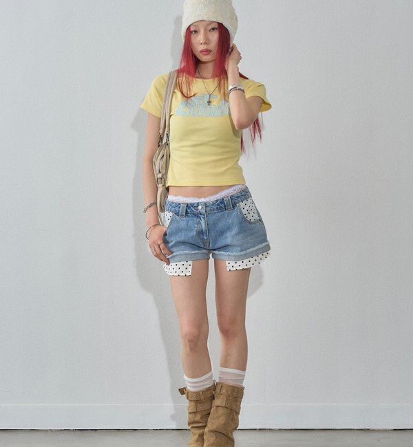  「【WEB限定カラーあり】デフォルメレースロゴチビT」|Tシャツ・カットソー|