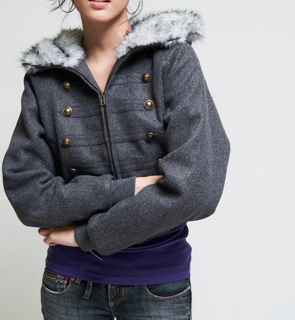  「【26AW LOOK掲載品番/WEB限定サイズあり】ナポレオンファーブルゾン」|ブルゾン・スタジャン|グレー