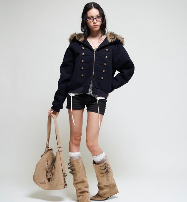  「【26AW LOOK掲載品番/WEB限定サイズあり】ナポレオンファーブルゾン」|ブルゾン・スタジャン|