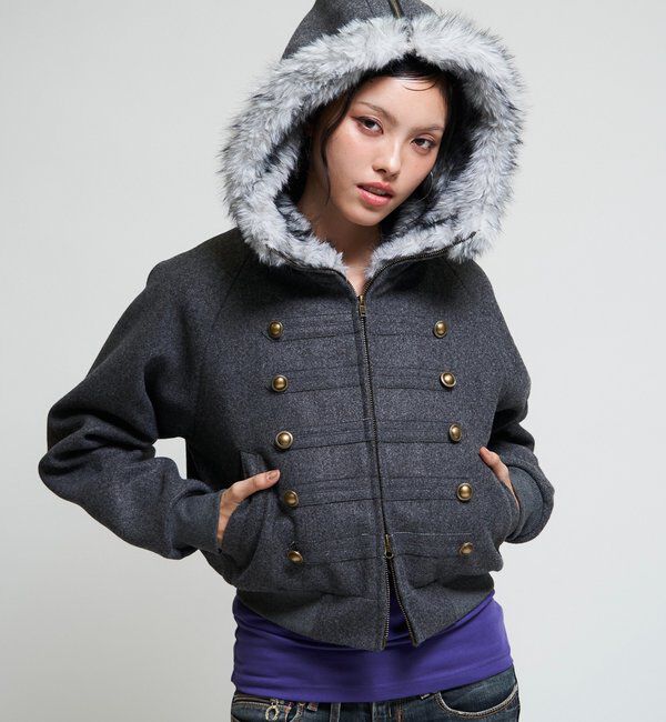  「【26AW LOOK掲載品番/WEB限定サイズあり】ナポレオンファーブルゾン」|ブルゾン・スタジャン|