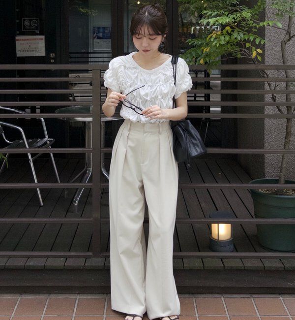  「【新色イエロー・チャコールグレー】シャーリングホイップT」|Tシャツ・カットソー|
