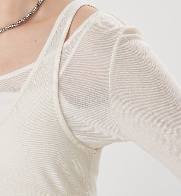  「ビスチェレイヤードカットソー」|Tシャツ・カットソー|