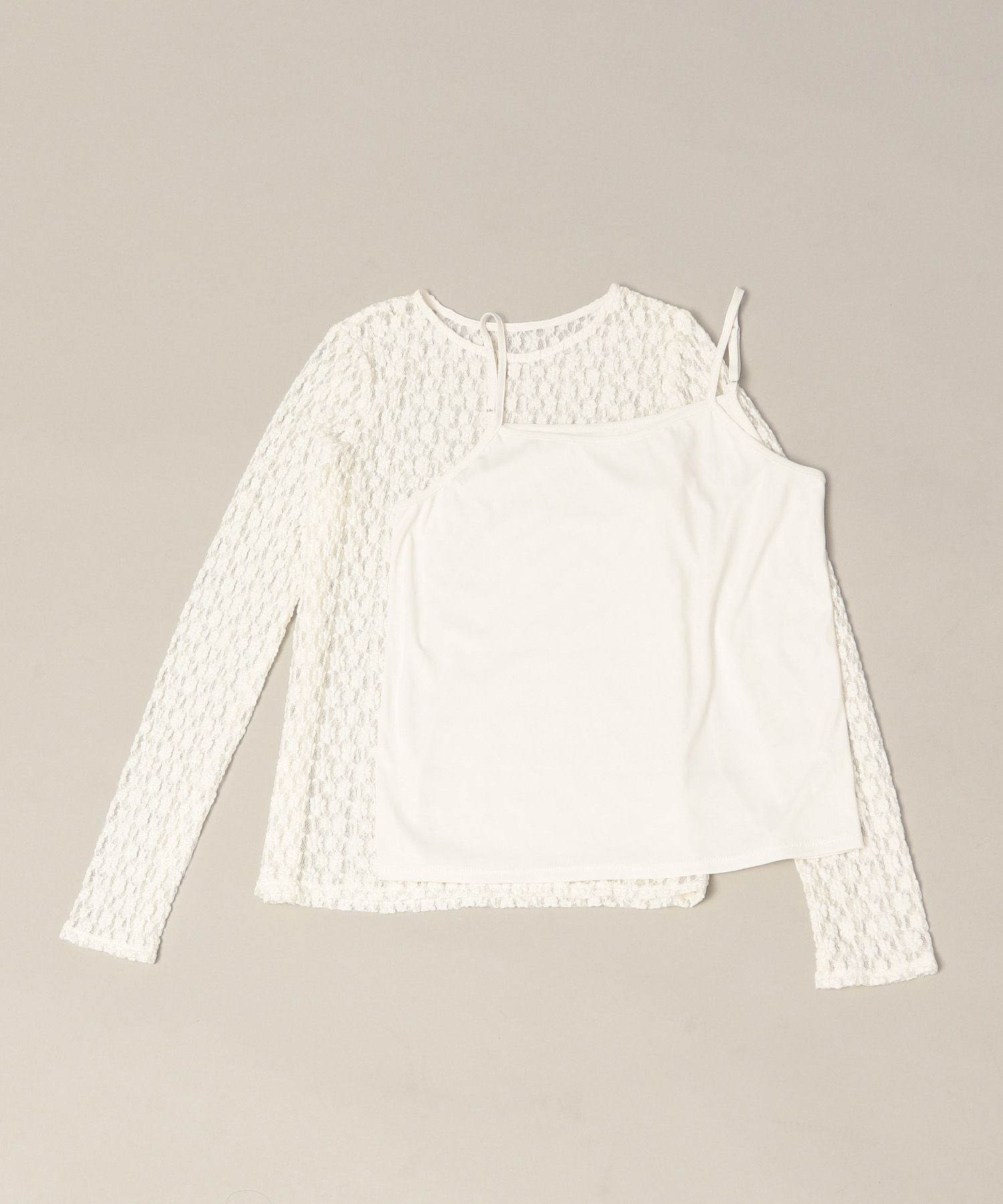 A part by 「レースカット_長袖」|Tシャツ・カットソー|