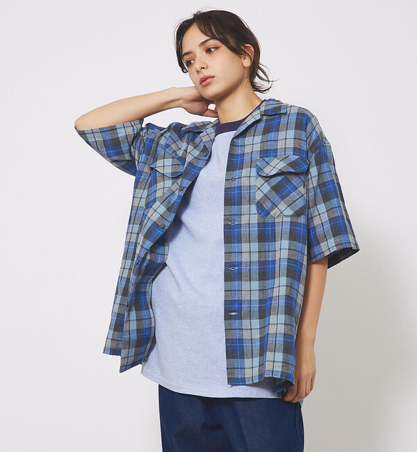 ABAHOUSE「【PENDLETON/ペンドルトン】Open Collar Shirt/オープン」|シャツ・ブラウス|