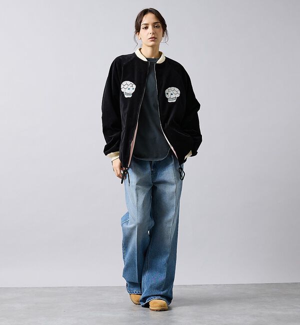 ABAHOUSE「【THRIFTY LOOK /スリフティルック】 / SNAKE & SKULL」|ブルゾン・スタジャン|