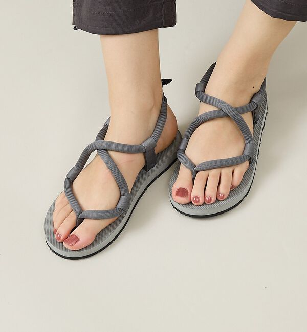 ABAHOUSE「【CHUMS / チャムス】Retainer Sandal / リテイナーサンダ」|サンダル|グレー