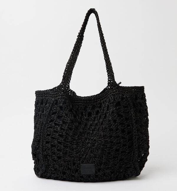 Rouge vif「【Swaraj /スワラージ】手編みペーパーラフィアトートBAG/トートバッグ」|トートバッグ|