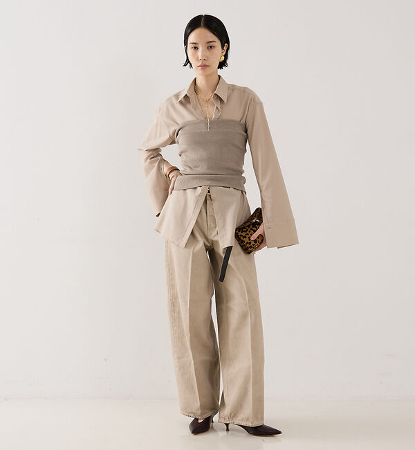 The Store by C' 「【COCUCA】リブチューブトップ」|キャミソール|
