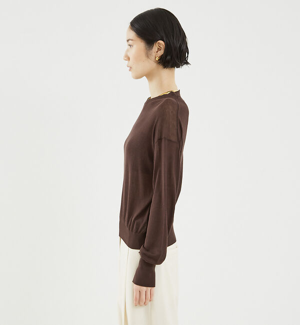 The Store by C' 「【COCUCA】シルクニットプルオーバー」|ニット・セーター|