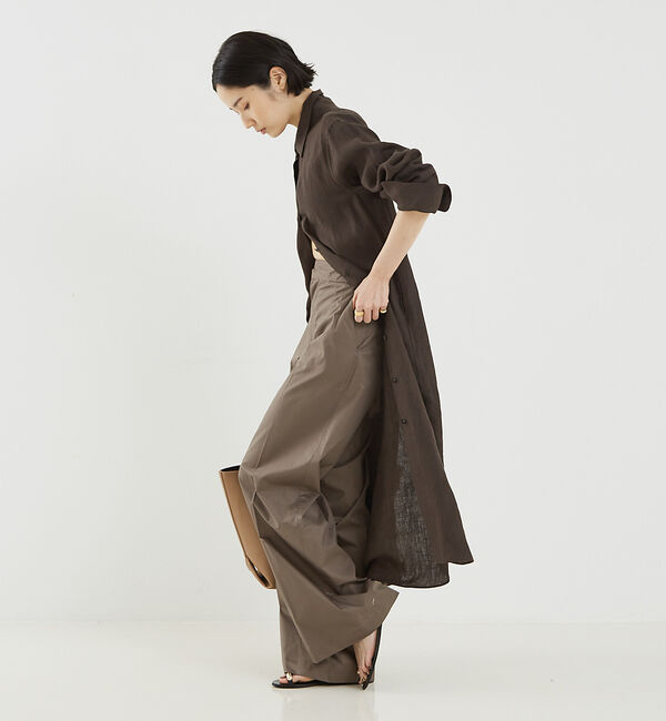 The Store by C' 「【COCUCA】リネンシャツワンピース」|ワンピース|