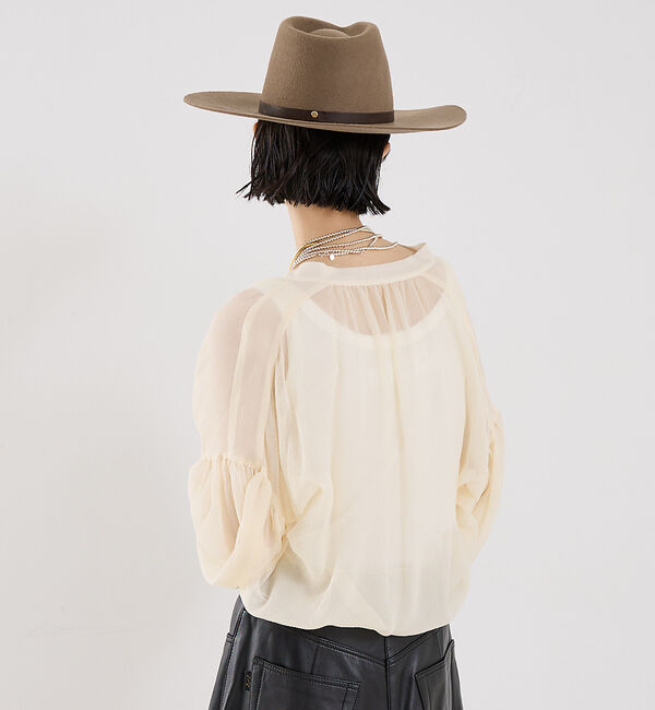 The Store by C' 「【COCUCA】シルクフェミニンブラウス」|シャツ・ブラウス|