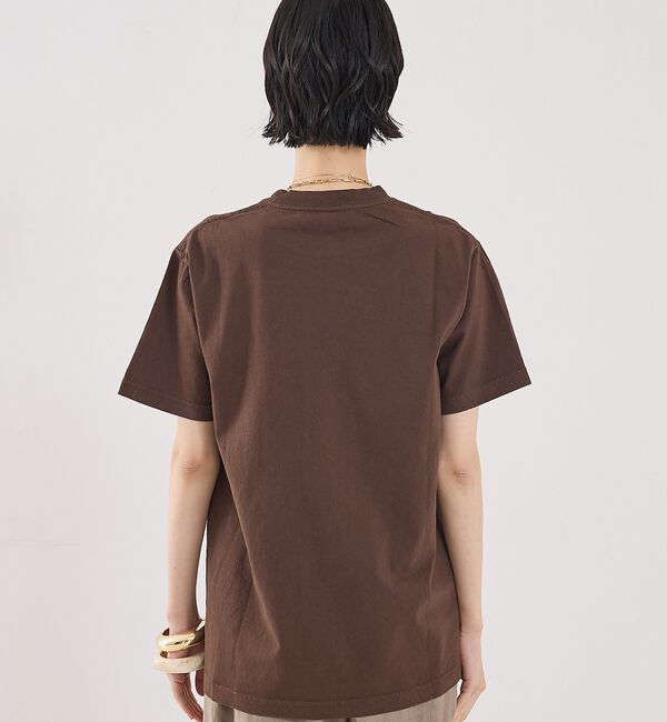 The Store by C' 「【Sporty&Rich】H&W Crest T-Shirt／ロゴTシャツ」|Tシャツ・カットソー|