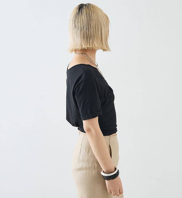 The Store by C' 「【COCUCA】Vネックカットプルオーバー」|Tシャツ・カットソー|