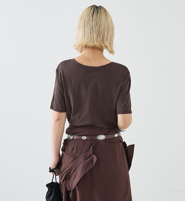 The Store by C' 「【COCUCA】Vネックカットプルオーバー」|Tシャツ・カットソー|