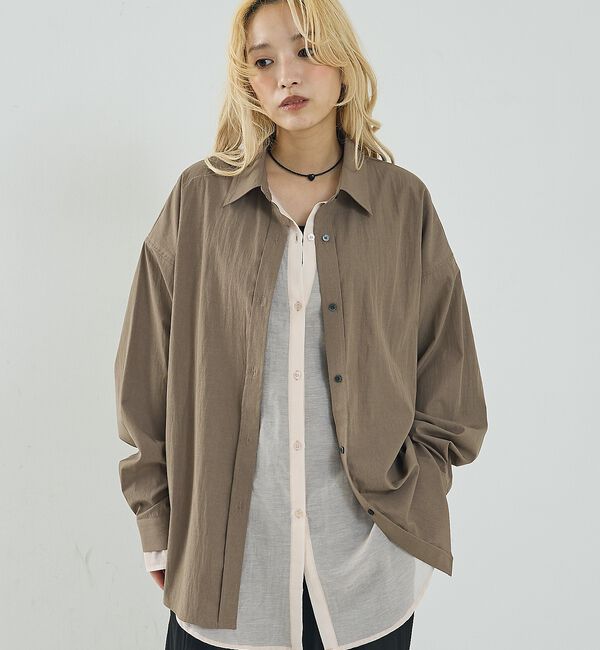 NOMINE「レイヤード シャツ」|シャツ・ブラウス|