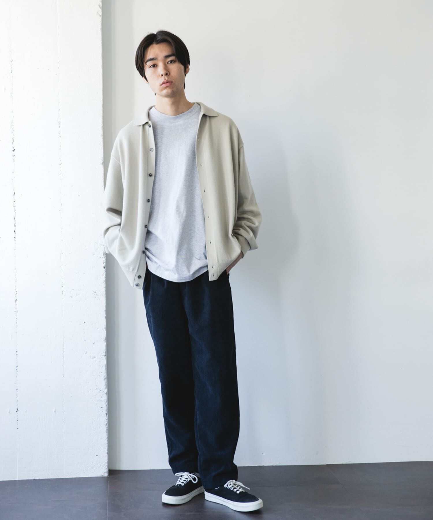 URBAN RESEARCH DOORS「『XLｻｲｽﾞ/WEB限定/仁村紗和さん着用』『UR TECH 200日ﾆｯﾄ』ｼｬﾂ ｶｰ」|カーディガン|