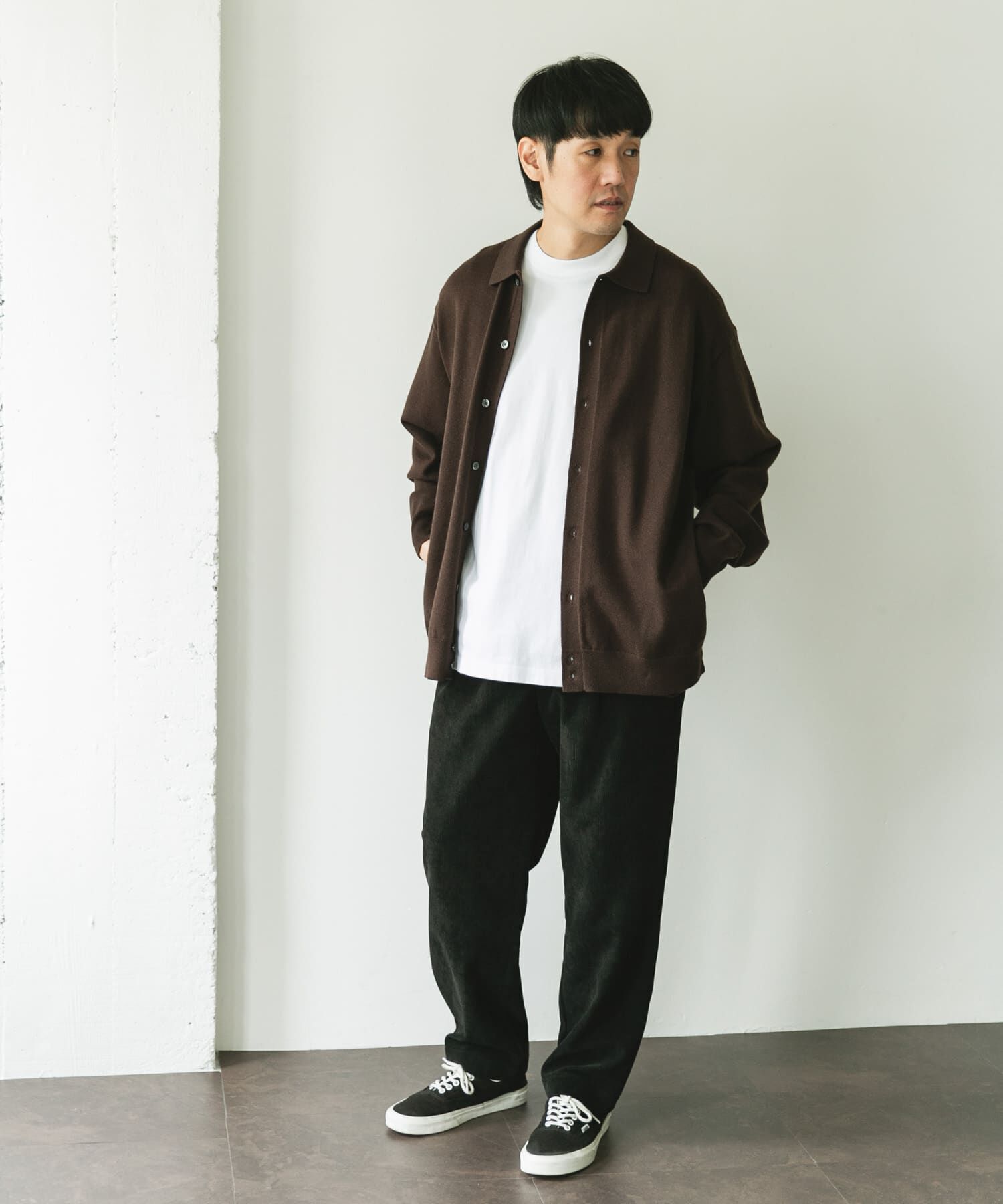 URBAN RESEARCH DOORS「『XLｻｲｽﾞ/WEB限定/仁村紗和さん着用』『UR TECH 200日ﾆｯﾄ』ｼｬﾂ ｶｰ」|カーディガン|