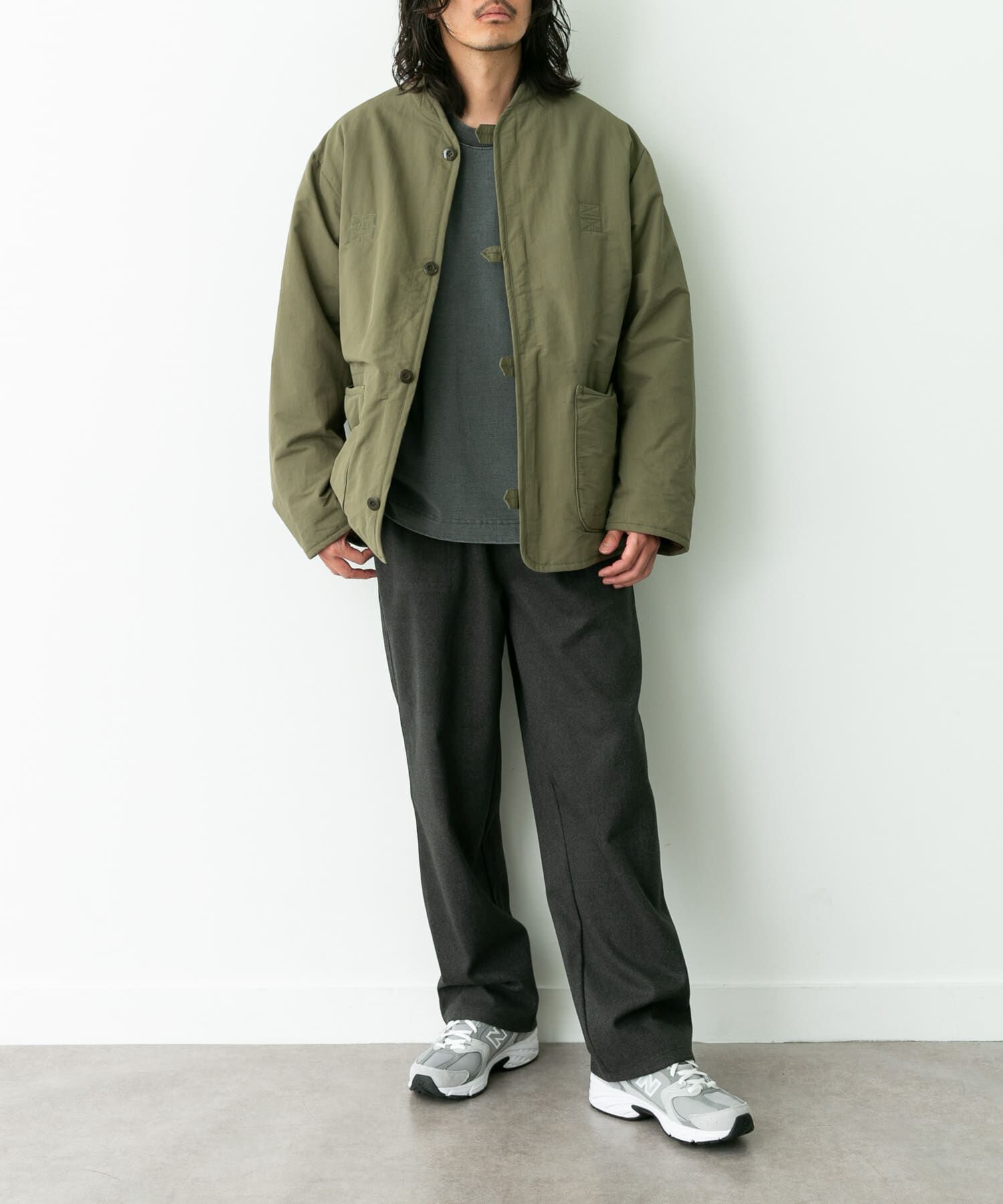 Sonny Label 「『別注』ARMY TWILL&times;Sonny Label　Reversible Jacket」|ノーカラーコート|