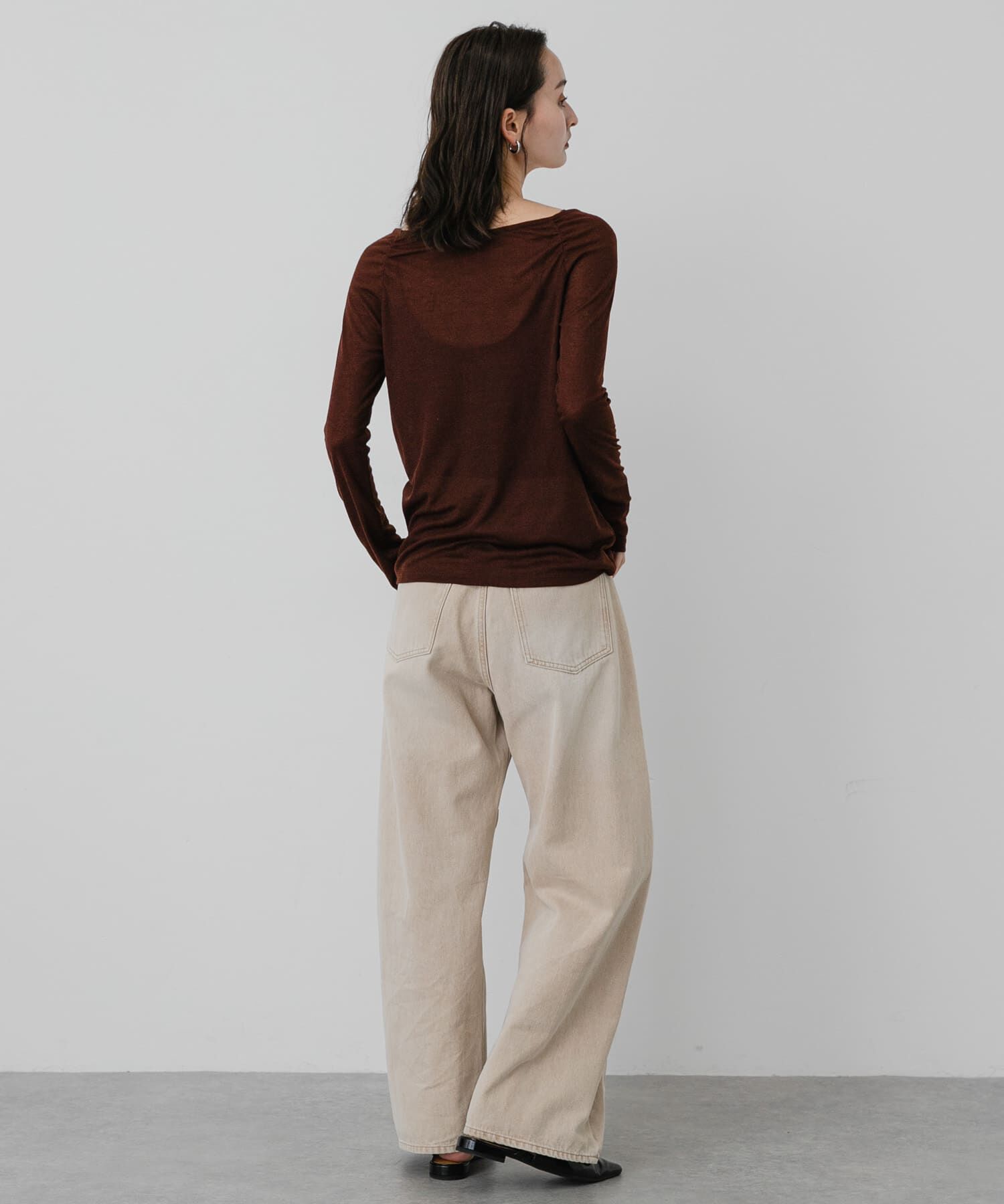 SENSE OF PLACE by URBAN RESEARCH「シャーリングボートネックトップ」|Tシャツ・カットソー|