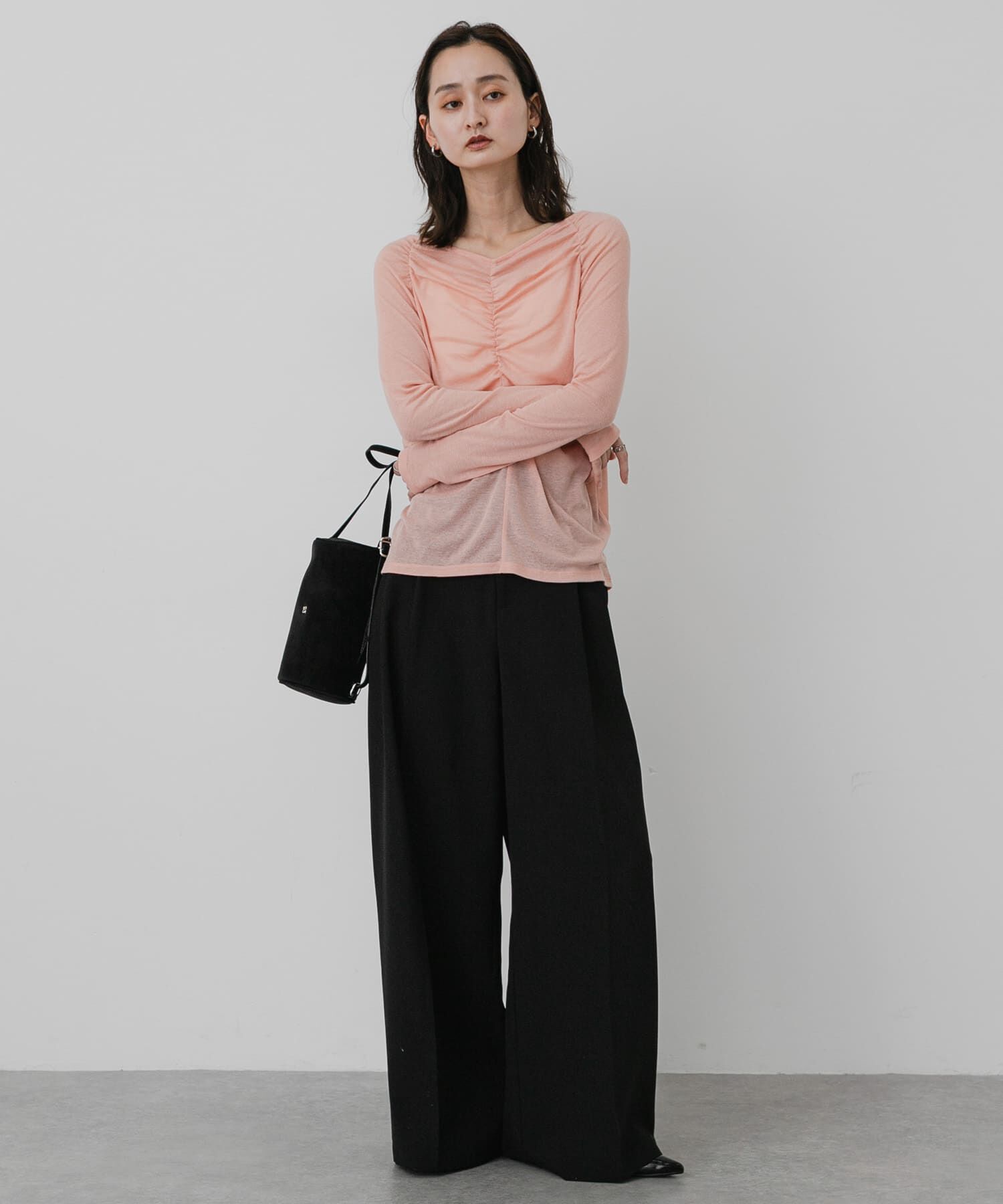 SENSE OF PLACE by URBAN RESEARCH「シャーリングボートネックトップ」|Tシャツ・カットソー|