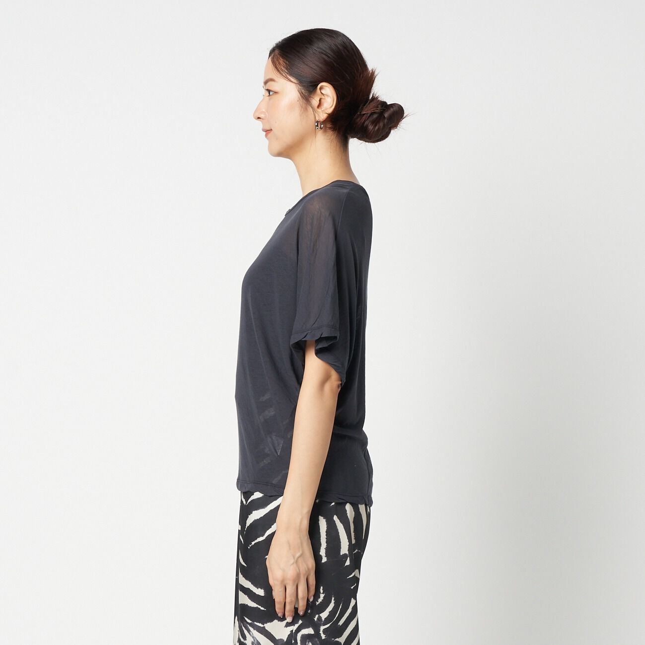 HELIOPOLE「HELIOPOLE SHEER COTTON  DOLMANSLEEVE TEE」|Tシャツ・カットソー|
