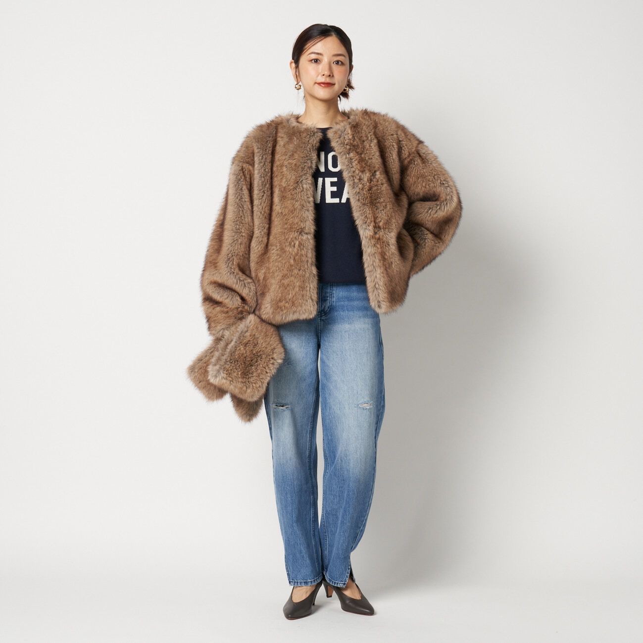  「HAVELESS BLAIR FAUX FUR JACKET」|ブルゾン・スタジャン|