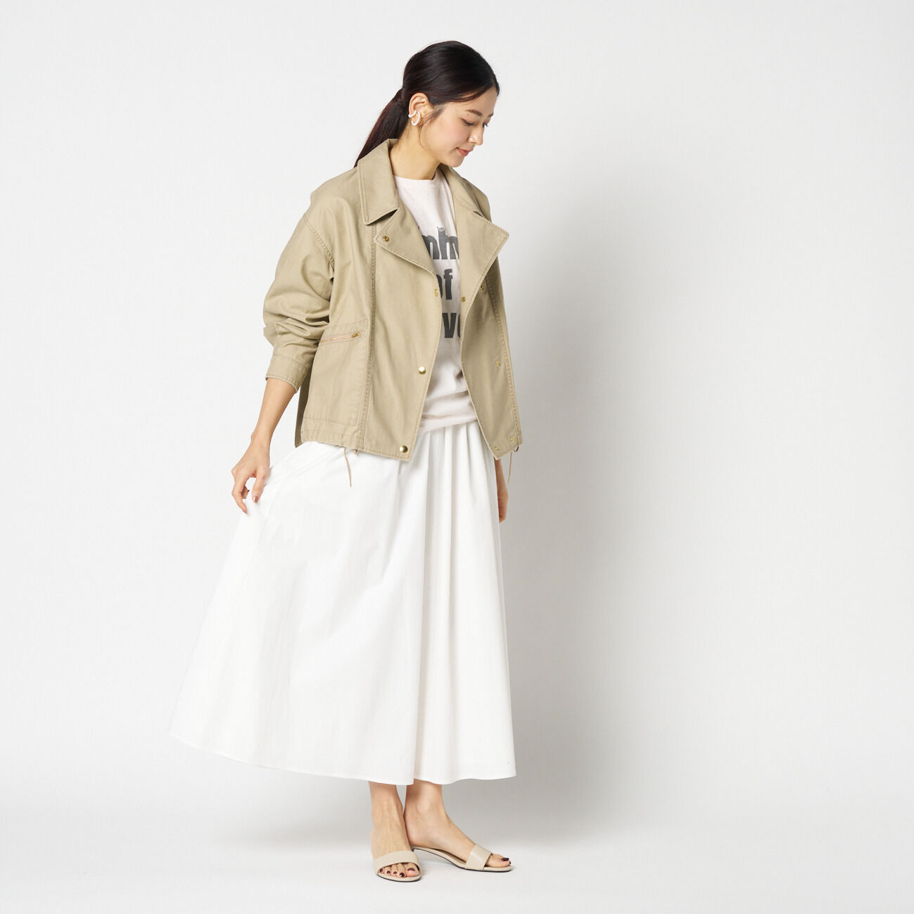 HELIOPOLE「HELIOPOLE 【オンライン限定】MILITARY BLOUSON」|ブルゾン・スタジャン|