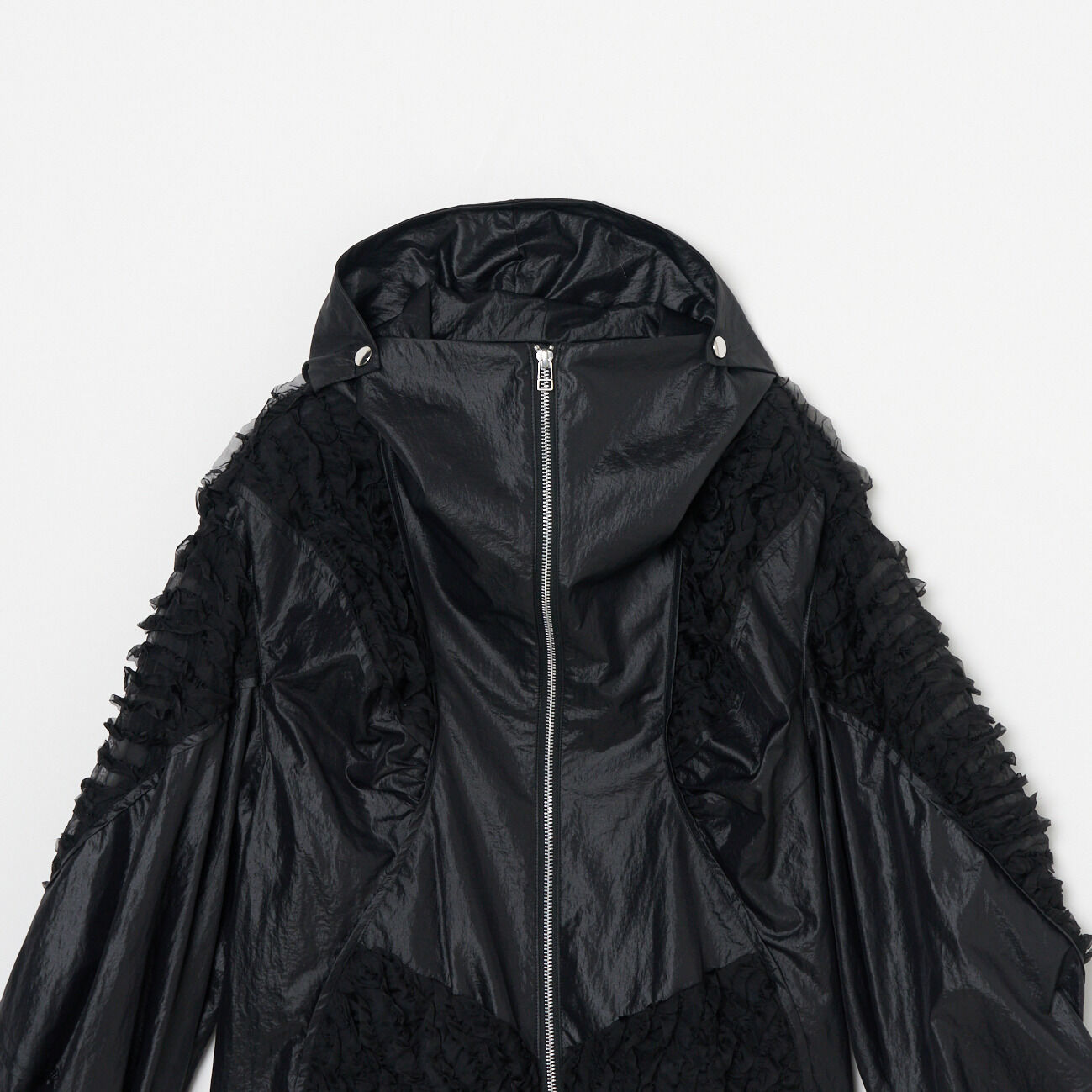  「muller of yoshiokubo RUFFLE CHIFFON BLOUSON」|ブルゾン・スタジャン|