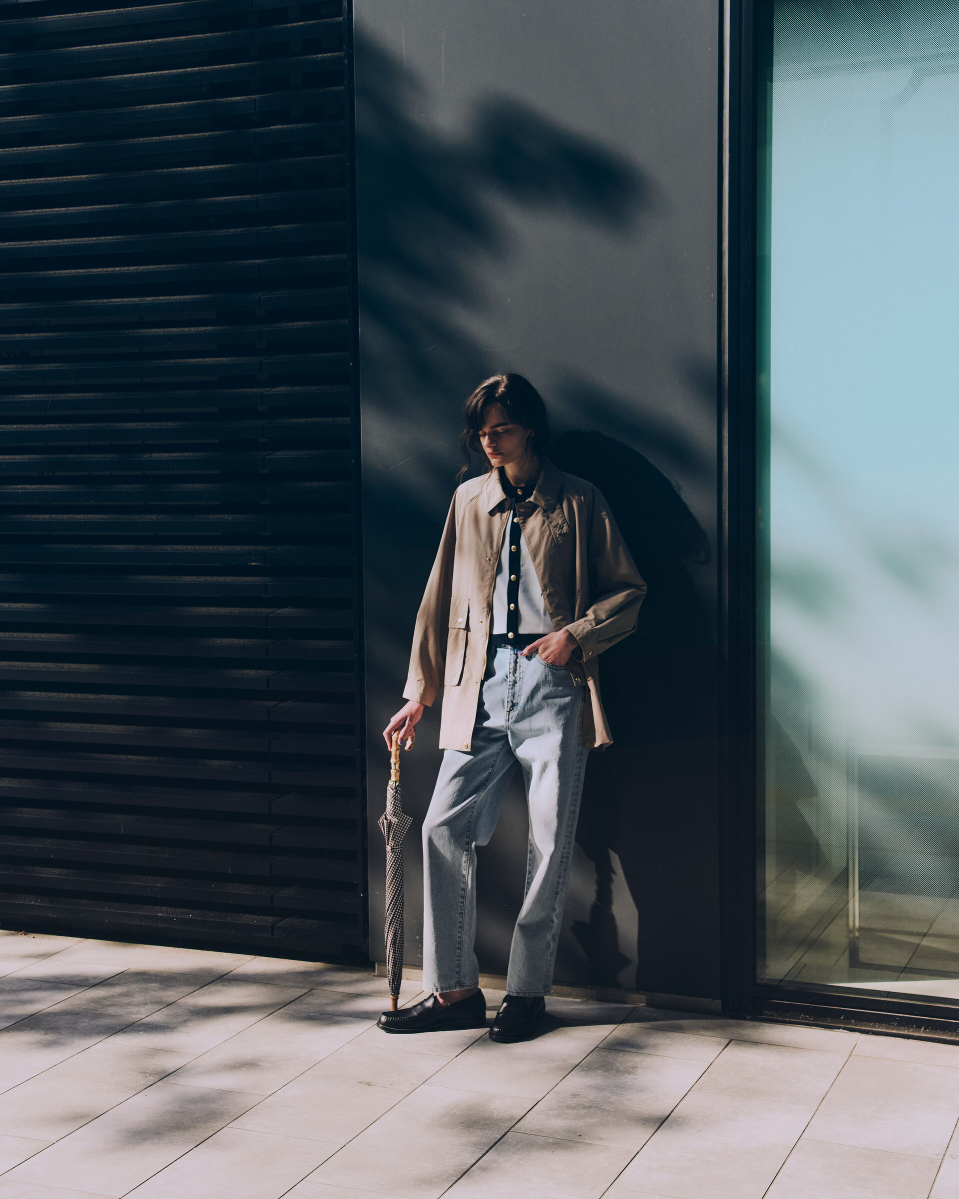 Traditional Weatherwear「【軽量】UMBRELLA BAMBOO LITE」|傘|