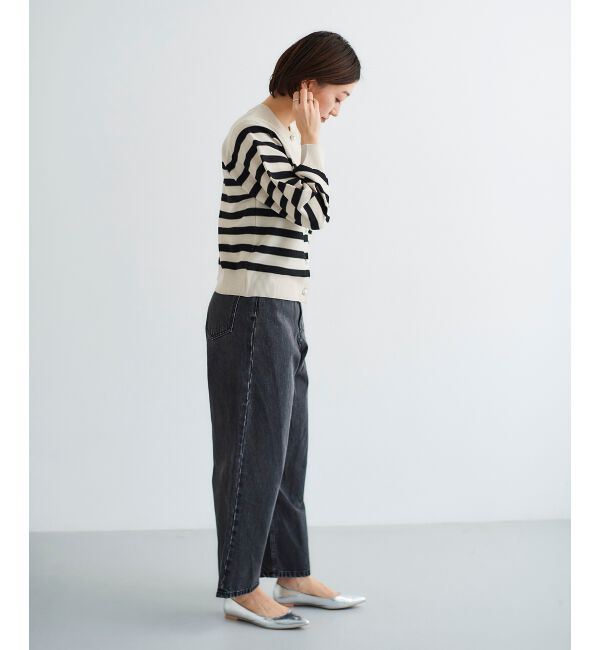  「カーブラインデニムパンツ」|デニム|