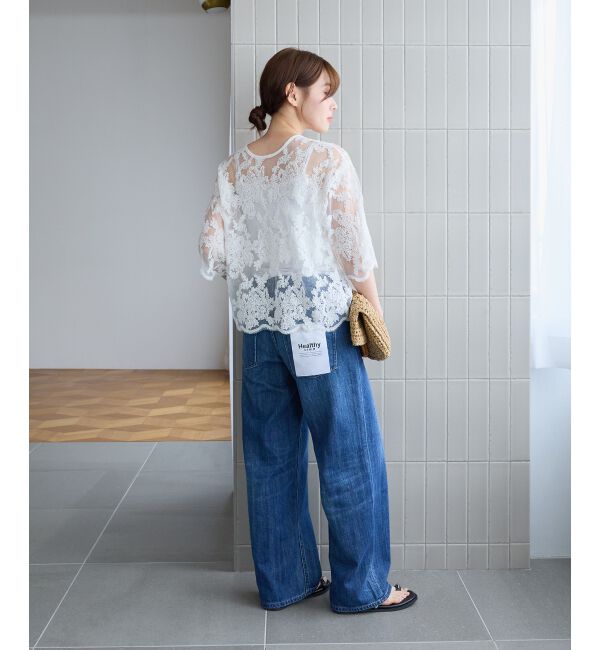  「Healthy denim PinkPepper M-Easy」|デニム|