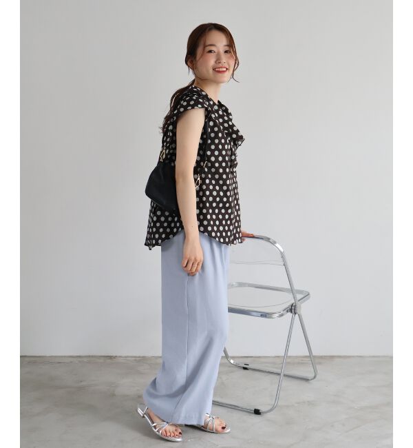  「【手洗い可】タンブラーブッチャータックワイドパンツ」|その他|