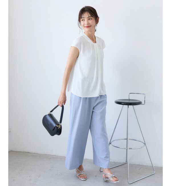  「【手洗い可】タンブラーブッチャータックワイドパンツ」|その他|