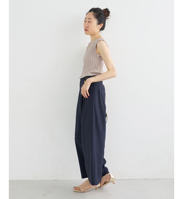  「【手洗い可】タンブラーブッチャータックワイドパンツ」|その他|
