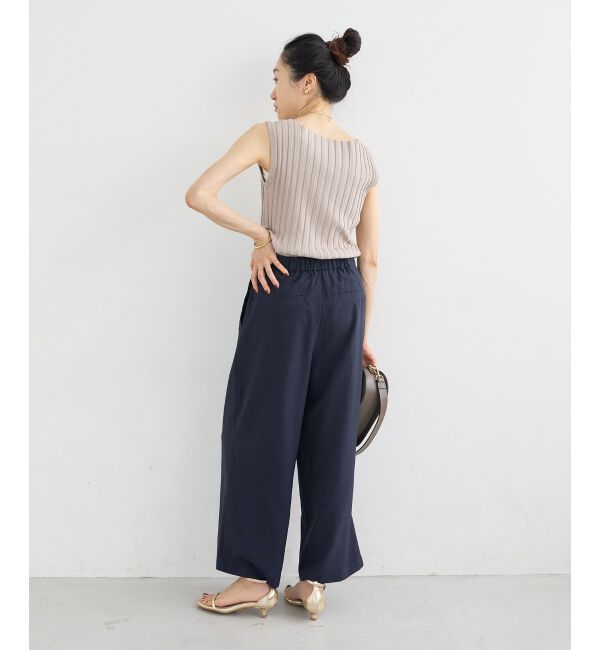  「【手洗い可】タンブラーブッチャータックワイドパンツ」|その他|