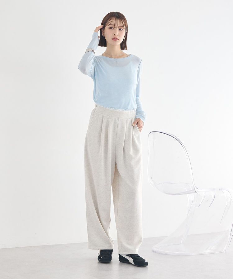 earth music&ecology「微シアーメロープルオーバー」|Tシャツ・カットソー|
