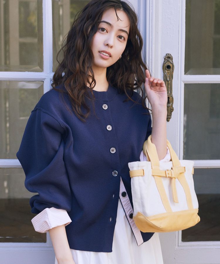 earth music&ecology「フェイクレイヤードカーディガン」|カーディガン|Navy