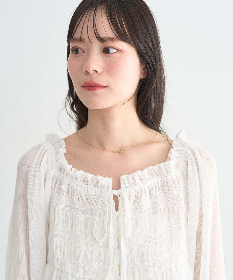 earth music&ecology「シャーリングフリルオフショルブラウス」|シャツ・ブラウス|