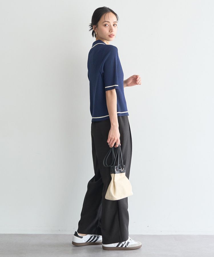 earth music&ecology「【WEB限定】リブニットカーディガン」|カーディガン|
