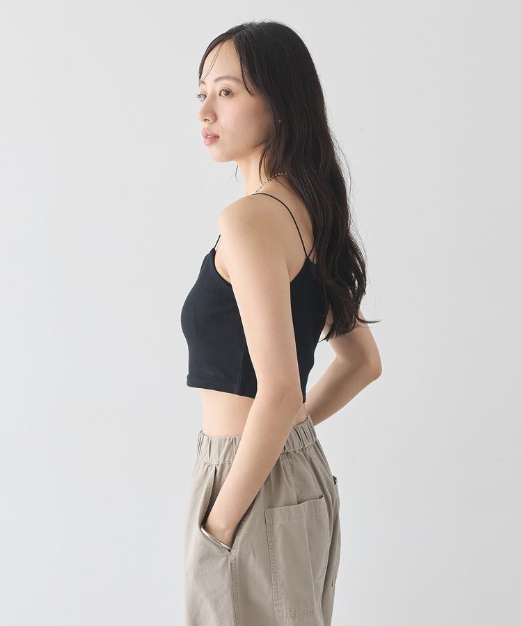earth music&ecology「【接触冷感・抗菌防臭】カップ付ショート丈キャミソール」|インナー|