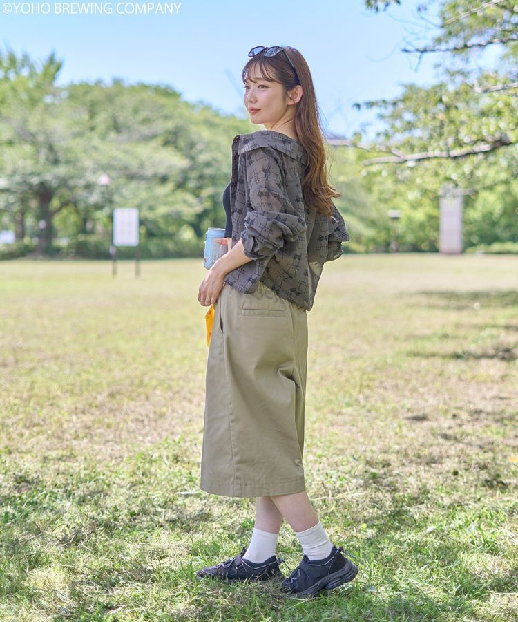 earth music&ecology「emae&times;水曜日のネコ　シアーシャツ」|シャツ・ブラウス|