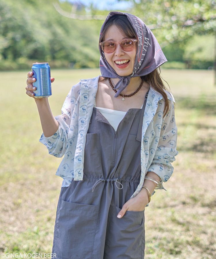 earth music&ecology「emae&times;銀河高原ビール　シアーシャツ」|シャツ・ブラウス|