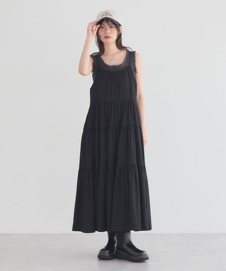 earth music&ecology「ティアードキャミワンピース」|ワンピース|
